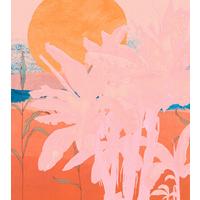 Fototapete Platanos Pink - Multicolor, Trend, Papier (200/280cm) - Komar