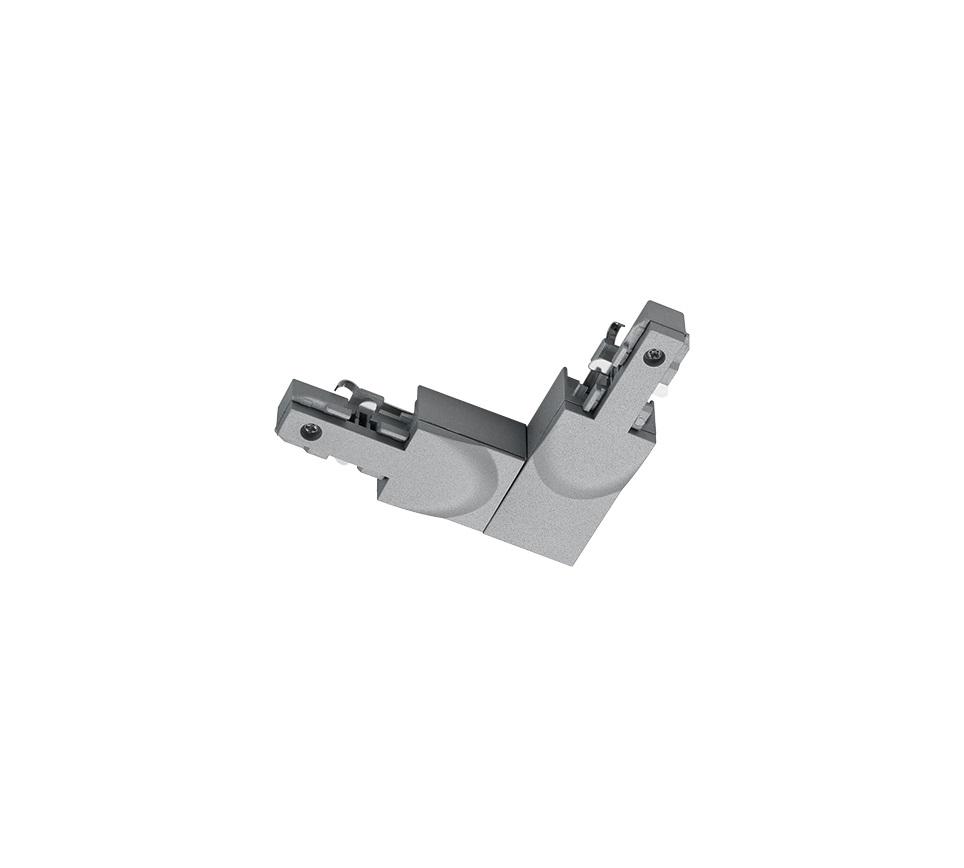 Schienensystem Duoline L- Verbinder 702287a Titanfarben - Titanfarben, Design, Kunststoff (9/2/10cm) - Trio Leuchten