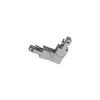 Schienensystem Duoline L- Verbinder 702287 Titanfarben - Titanfarben, Design (9/2/10cm) - Trio Leuchten