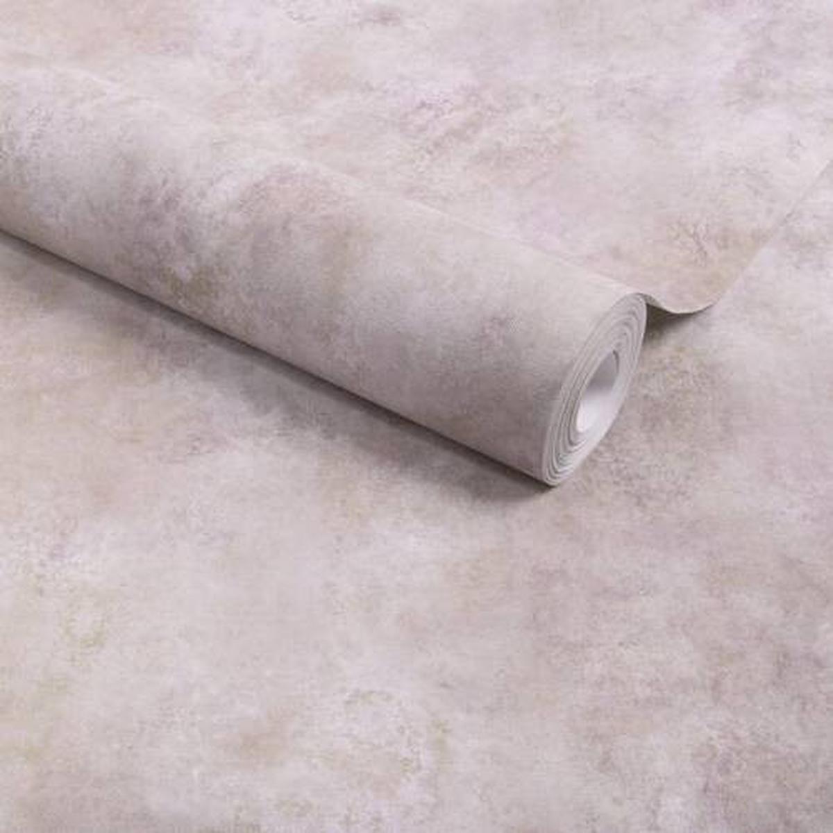 Vliestapete Rosa Beton, Rosa - Pink, Basics, Papier/Kunststoff (52/1000cm)