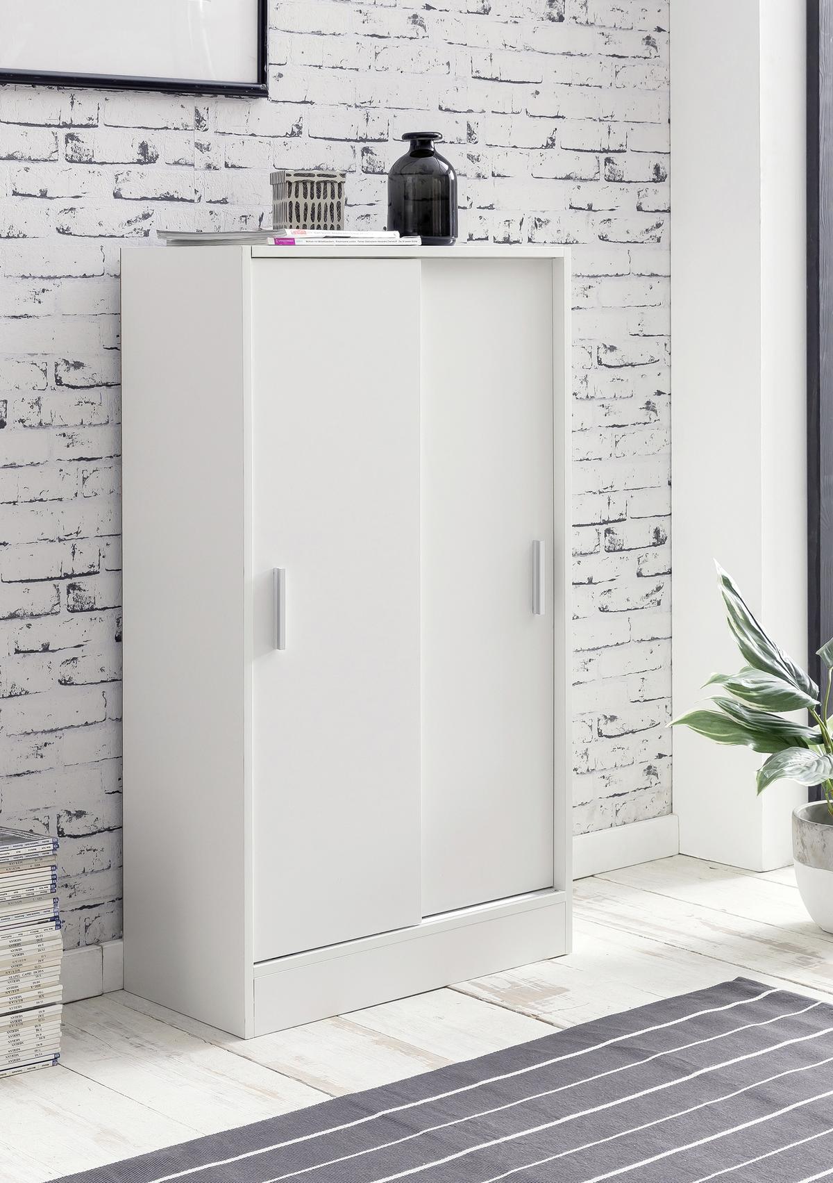 Aktenschrank Weiß B 60 cm - KONVENTIONELL, Holzwerkstoff (60/107,5/28,5cm) - MID.YOU