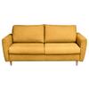 Schlafsofa Winter Senfgelb B: 195 cm - Buchefarben/Senfgelb, Design, Textil (195/90/102cm) - Livetastic