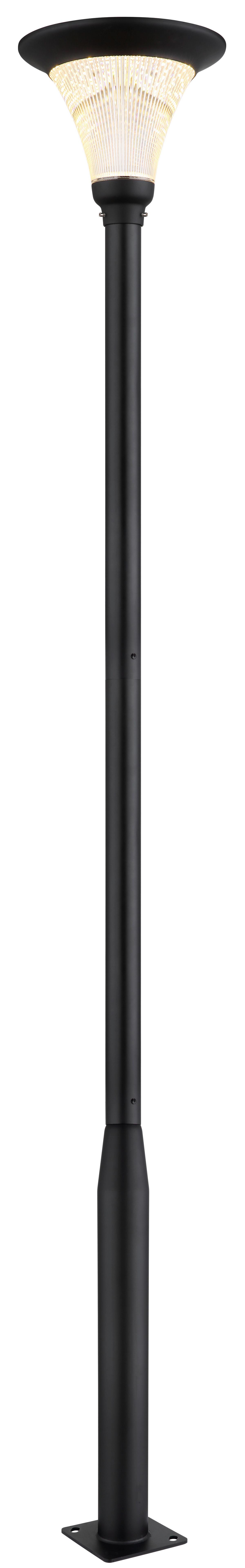 Solarleuchte 3000-6500k - Klar/Schwarz, Design, Glas/Kunststoff (42,5/336cm) - Globo