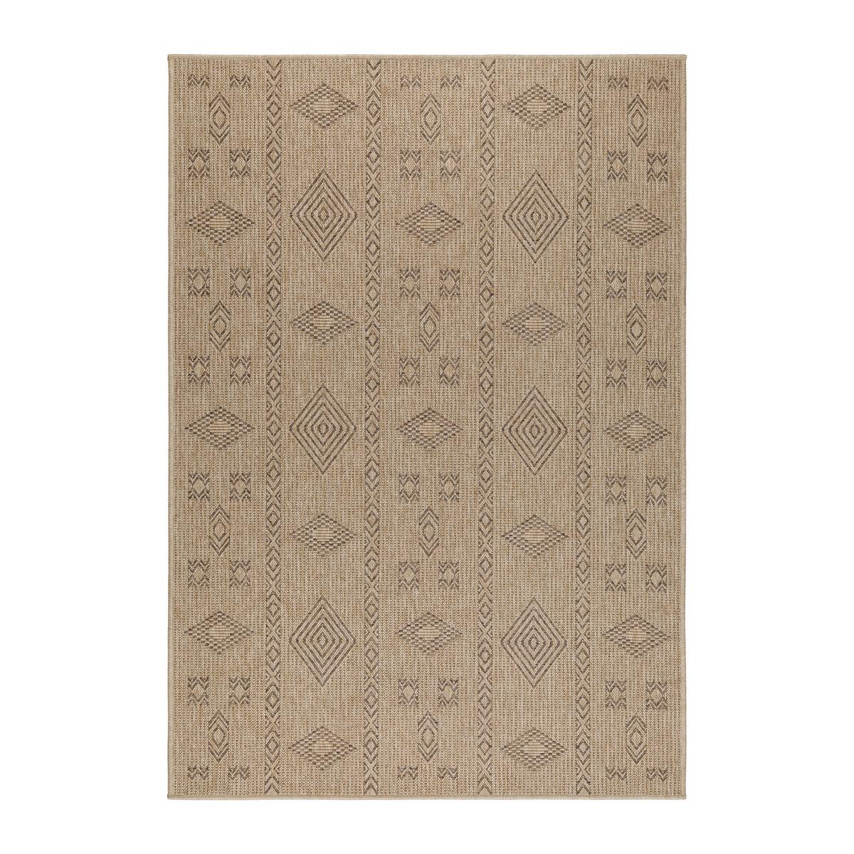 Outdoorteppich Dhaka - Beige, Basics, Textil (140/200cm) - Novel