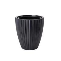 Obal na květináč MIRA 30 - černá, Konvenční, plast (29,0/32/29,0cm) - Mömax