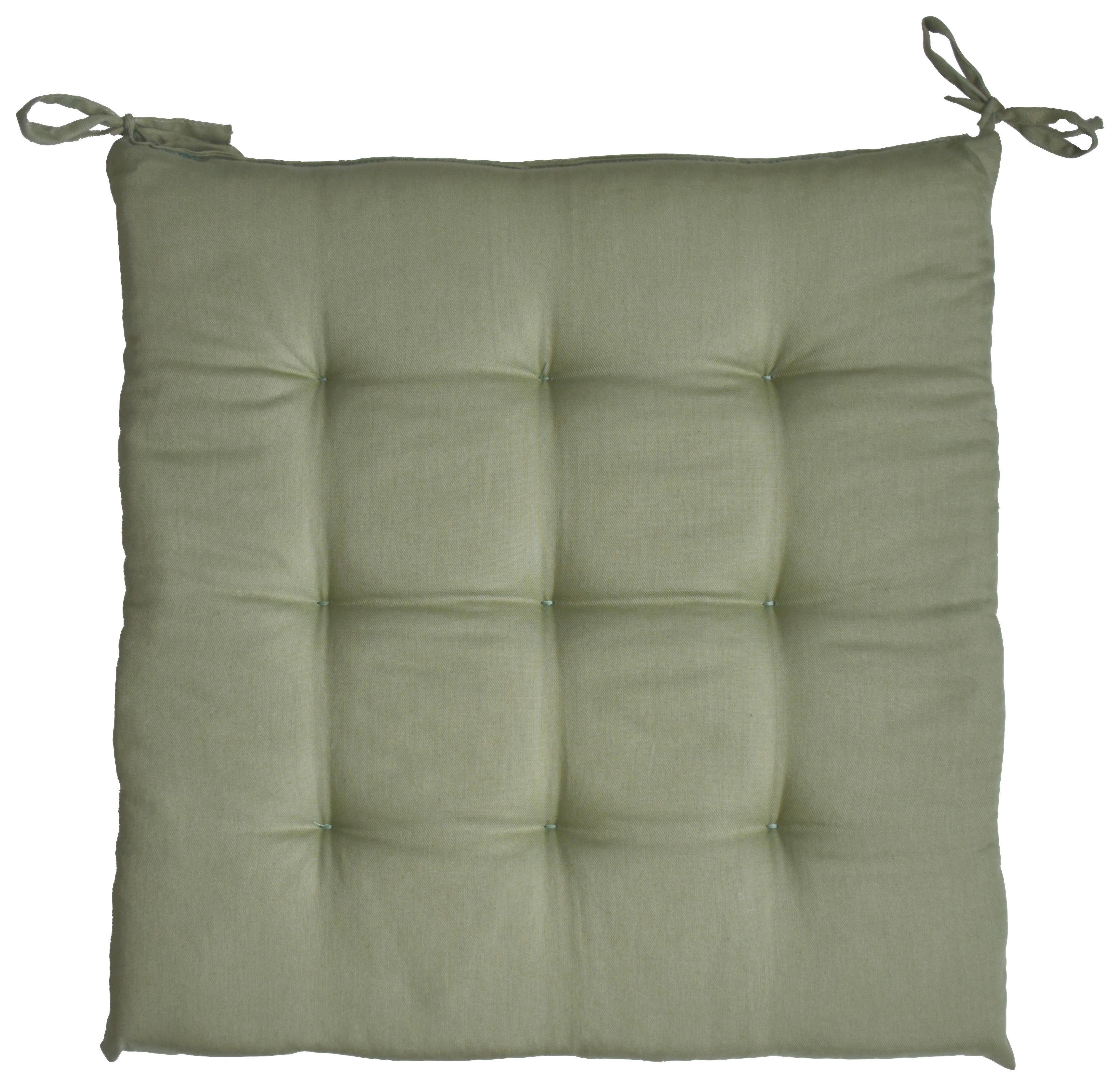 PODUŠKA NA SEDENIE LOLA - zelená, textil (40/40/4cm) - Mömax