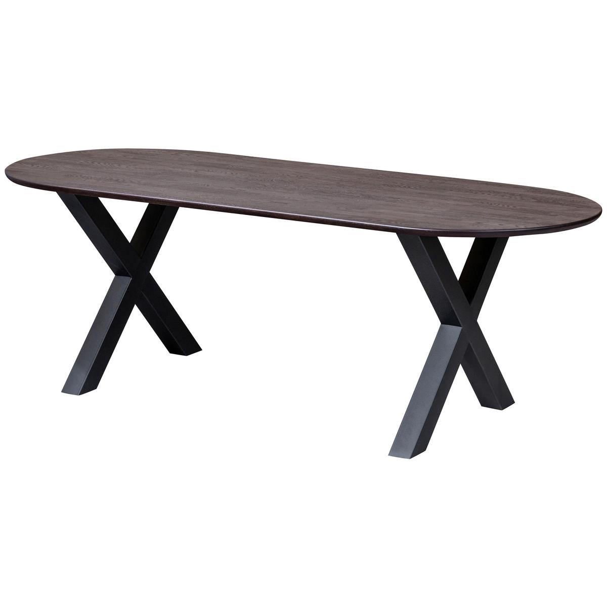 TISCHGESTELL Tablo Schwarz B: 79cm - Schwarz, MODERN, Metall (79/72/10cm) - Livetastic