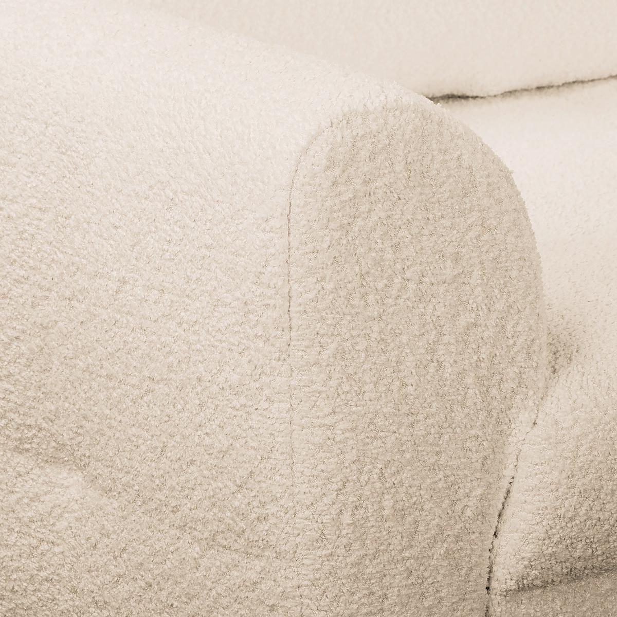 Ecksofa Ariella Weiß S: 231x161 cm - Naturfarben/Weiß, Design, Textil (231/161cm) - Livetastic