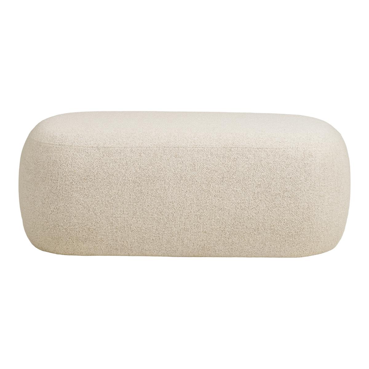 HOCKERBANK Blossomville Creme B: 100cm - Design (100/38/50cm) - MID.YOU