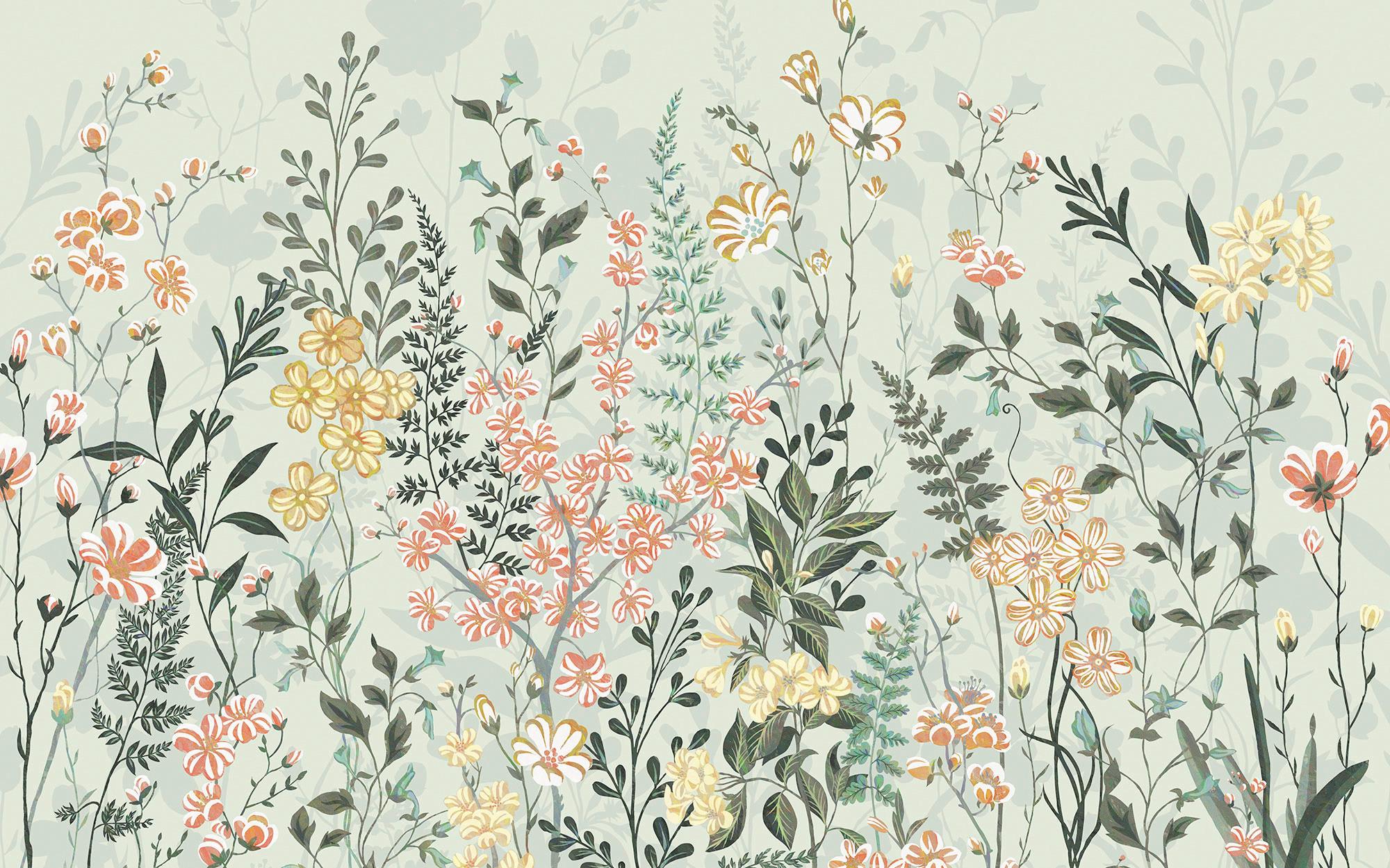 Vliestapete Hay Meadow - Multicolor, Basics (400/250cm) - Komar