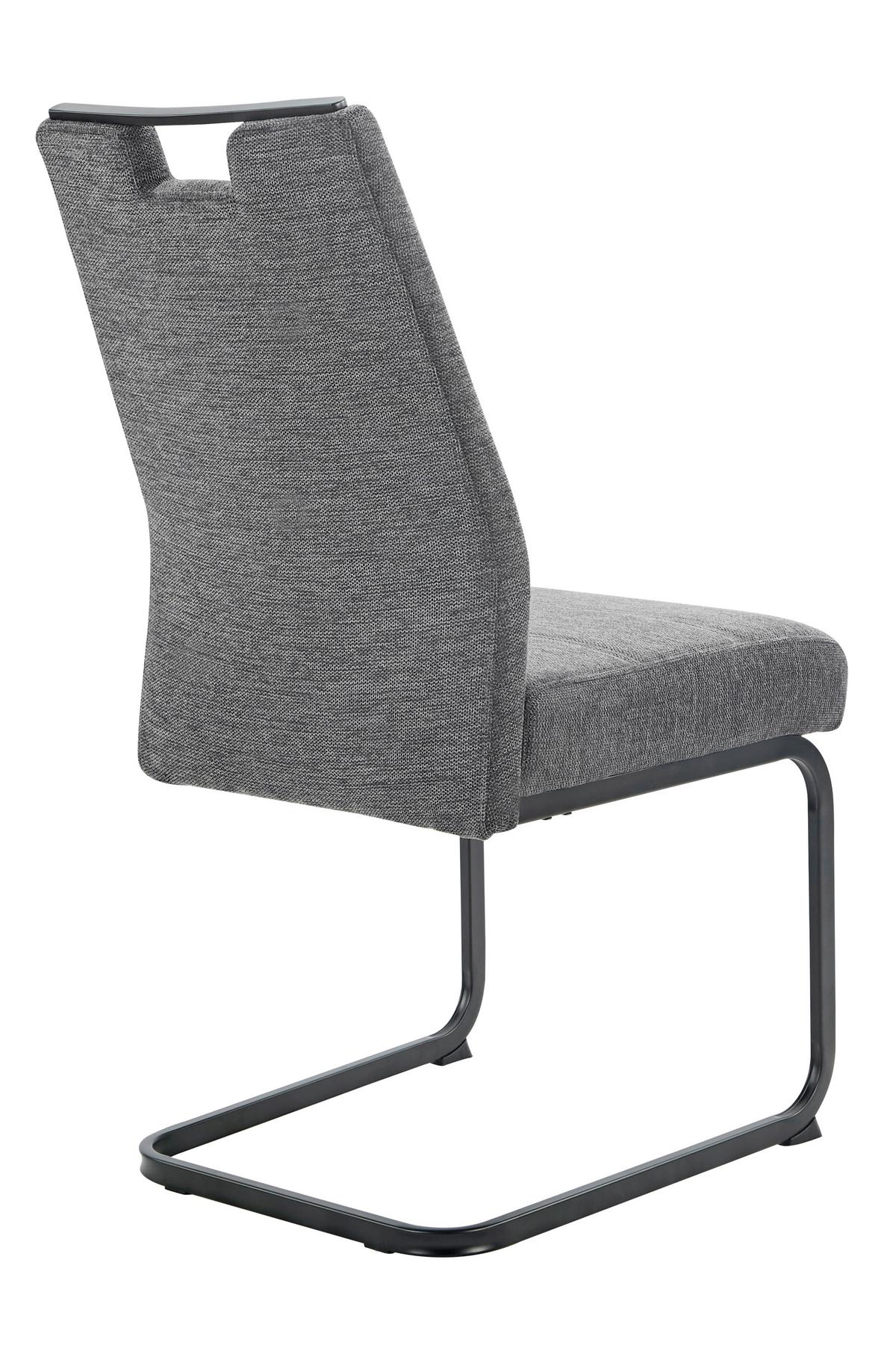 Tischgruppe Beke G - Eichefarben/Anthrazit, MODERN, Holzwerkstoff/Textil (140 - 180/76/90cm) - MID.YOU