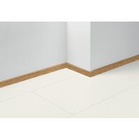 Sockelleiste Eiche - Eichefarben/Dunkelbraun, Basics, Holzwerkstoff (220/1,6/4cm) - Parador