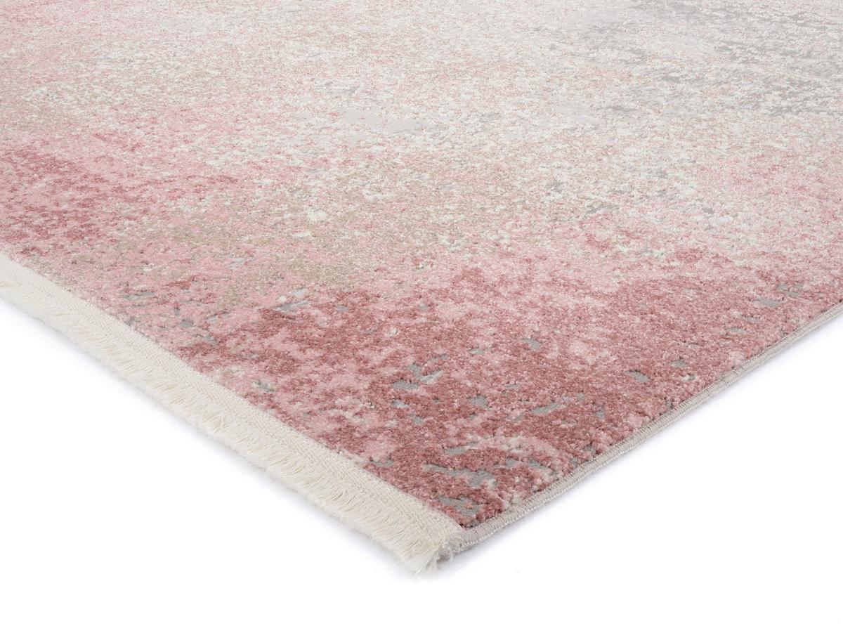 Webteppich Saint Creme/Rosa 133x190 cm - Creme/Rosa, Design, Textil (133/190cm) - Novel