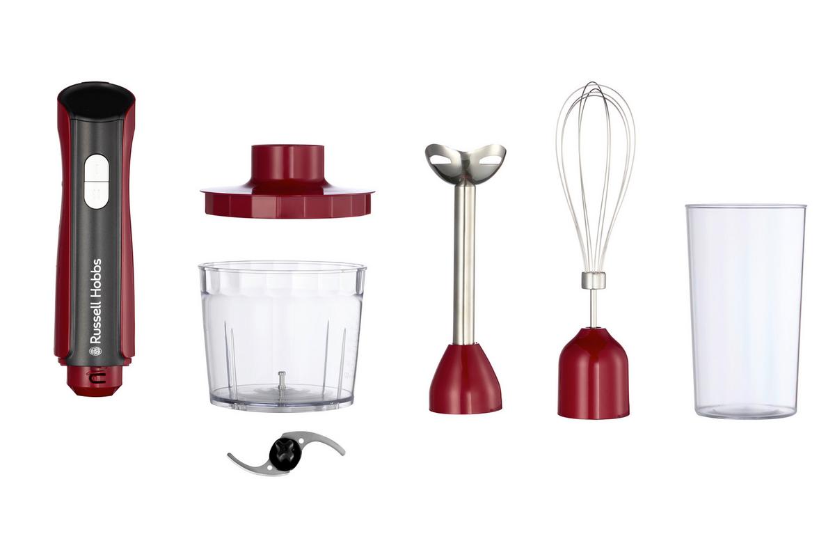 Botmixer Szett Desire Red Russell Hobbs - piros, Modern, műanyag (5/41cm) - Russell Hobbs
