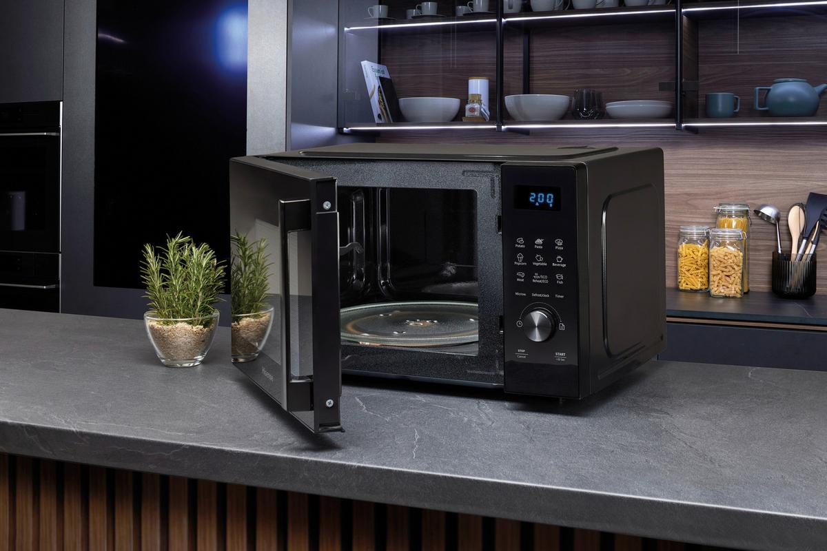 Mikrowelle H23mobsd1h - Schwarz, MODERN, Glas/Kunststoff (48/29,5/33,7cm) - Hisense