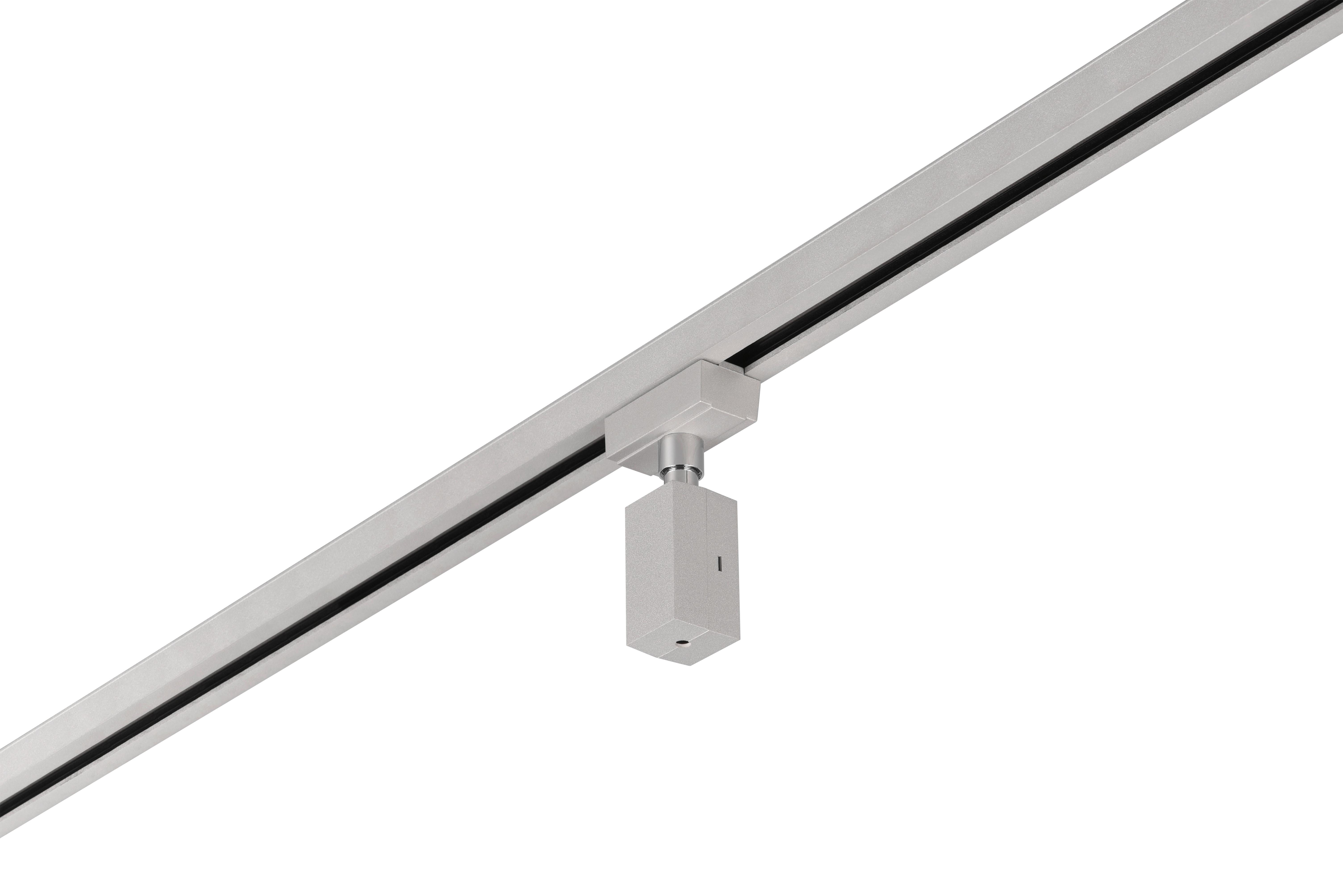 Schienensystem-Adapter 703687 Duoline Adapter - Titanfarben, Basics, Kunststoff (6/10/3cm) - Trio Leuchten