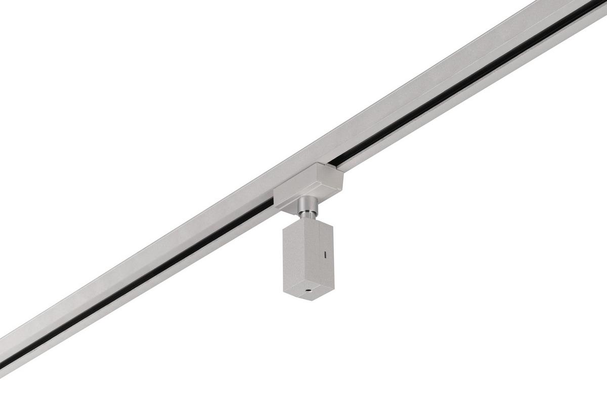 Schienensystem-Adapter 703687 Duoline Adapter - Titanfarben, Basics, Kunststoff (6/10/3cm) - Trio Leuchten
