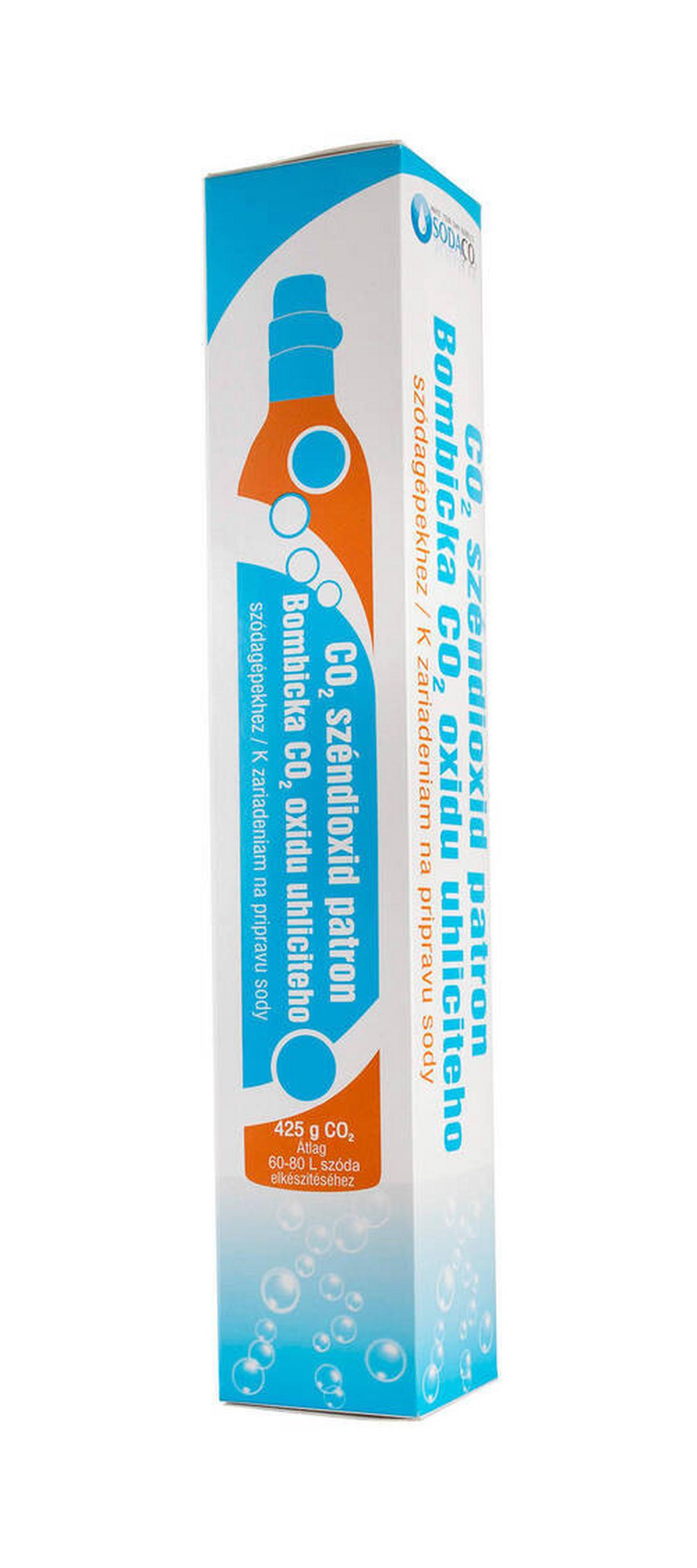 Szódapatron Tartalék Patron - alumínium színű, fém (6,5/36,5cm)