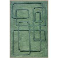 Obraz na plátně DENISE SMALL: 60/90 cm - zelená/přírodní barvy, Moderní, kompozitní dřevo/textil (60/90cm) - Mömax