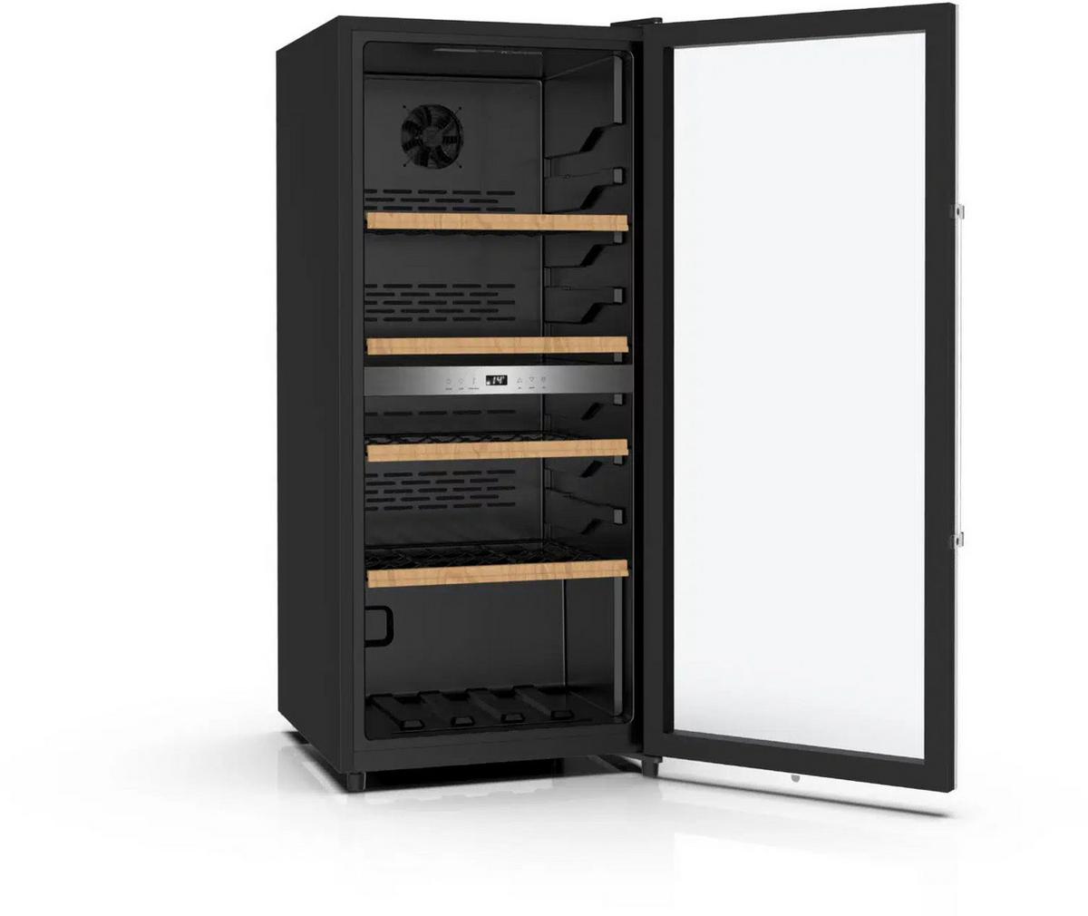 Weinkühlschrank Nabo Ws 2000 - Schwarz, Basics, Metall (54,5/124,5/60cm) - Nabo