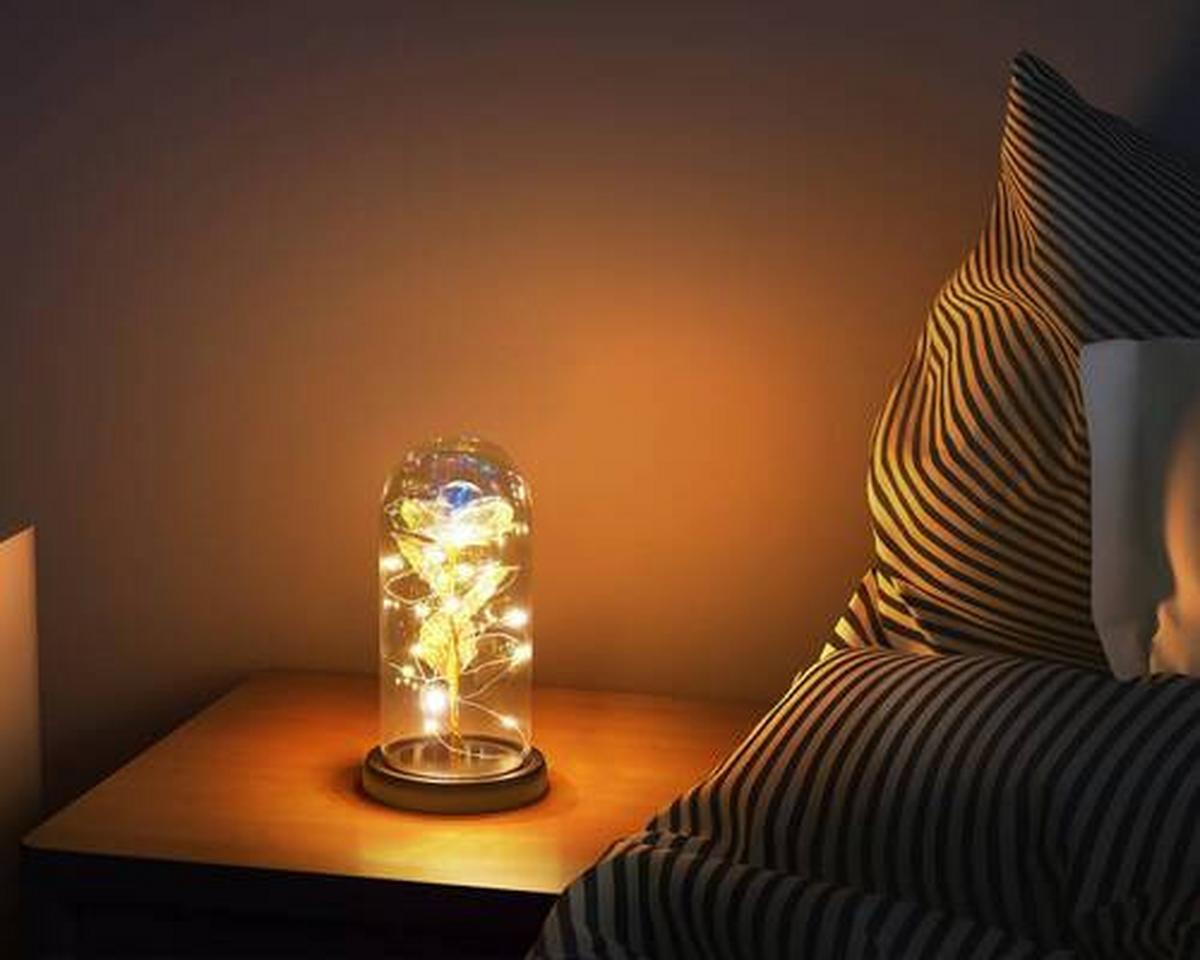 DEKORAČNÍ LED SVÍTIDLO FLOWI - černá/průhledné, Moderní, plast (11cm) - Mömax