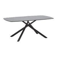 Konferenční stolek BLACKY bubble glas - černá, Moderní, kov/sklo (110/45/60cm) - Mömax