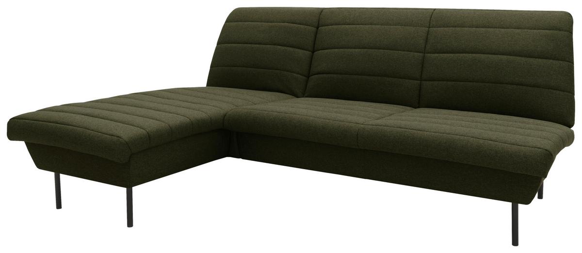 Ecksofa Looks Ix - Schwarz/Grün, Design, Textil (168/214cm) - LOOKS by W.Joop