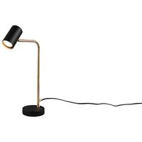 Tischlampe Marley Messingfarben/Schwarz - Messingfarben/Schwarz, Design, Metall (45/12/25cm) - Trio Leuchten