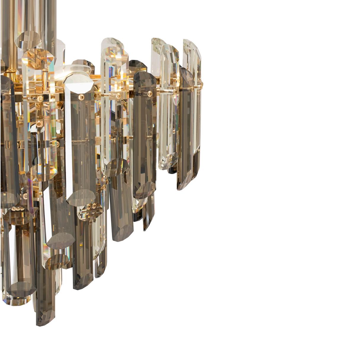 Pendelleuchte Flare - Goldfarben, Basics, Glas/Metall (48,8/49,3/48,8cm) - MAYTONI
