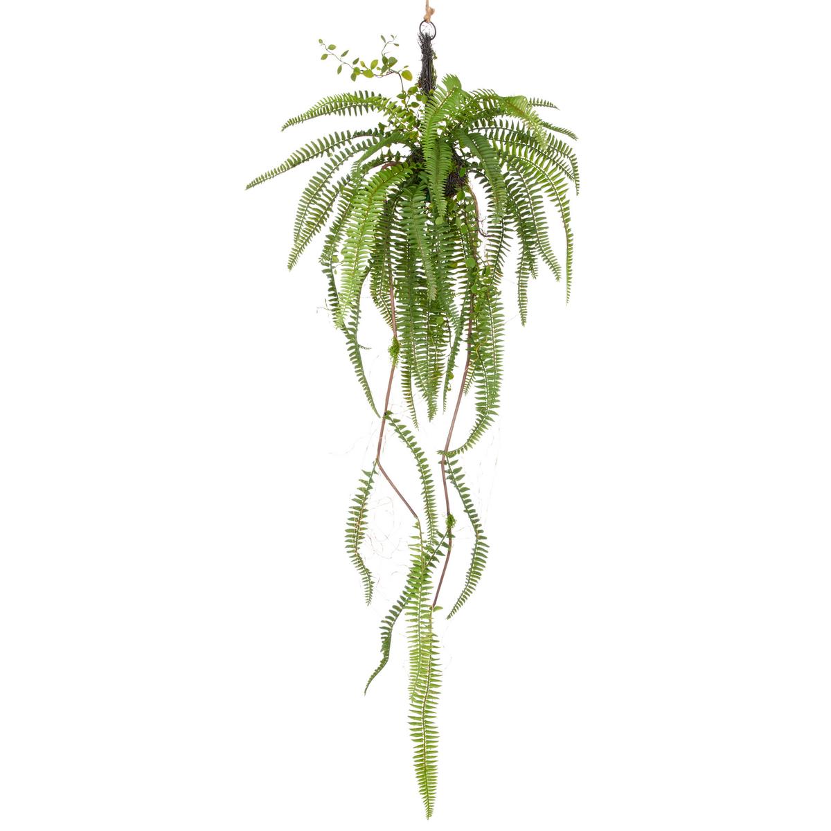 Kunstpflanze Grün B: 17 cm - Grün, Basics, Kunststoff (17/55/17cm) - P & B