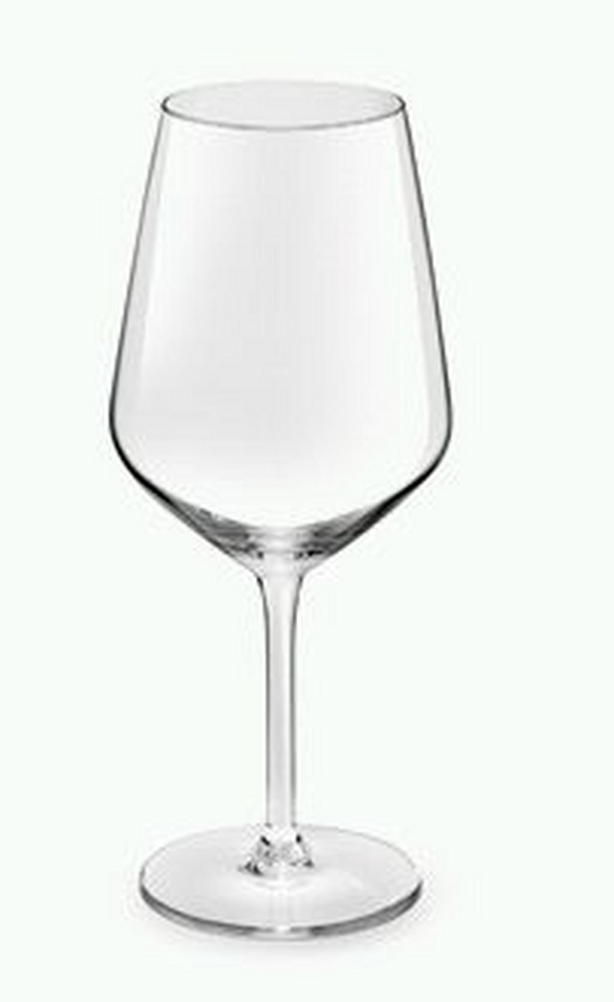 Rotweinglas Iskandar 4er-Set, Je ca. 530 ml - Klar, MODERN, Glas (0,53l) - Luca Bessoni