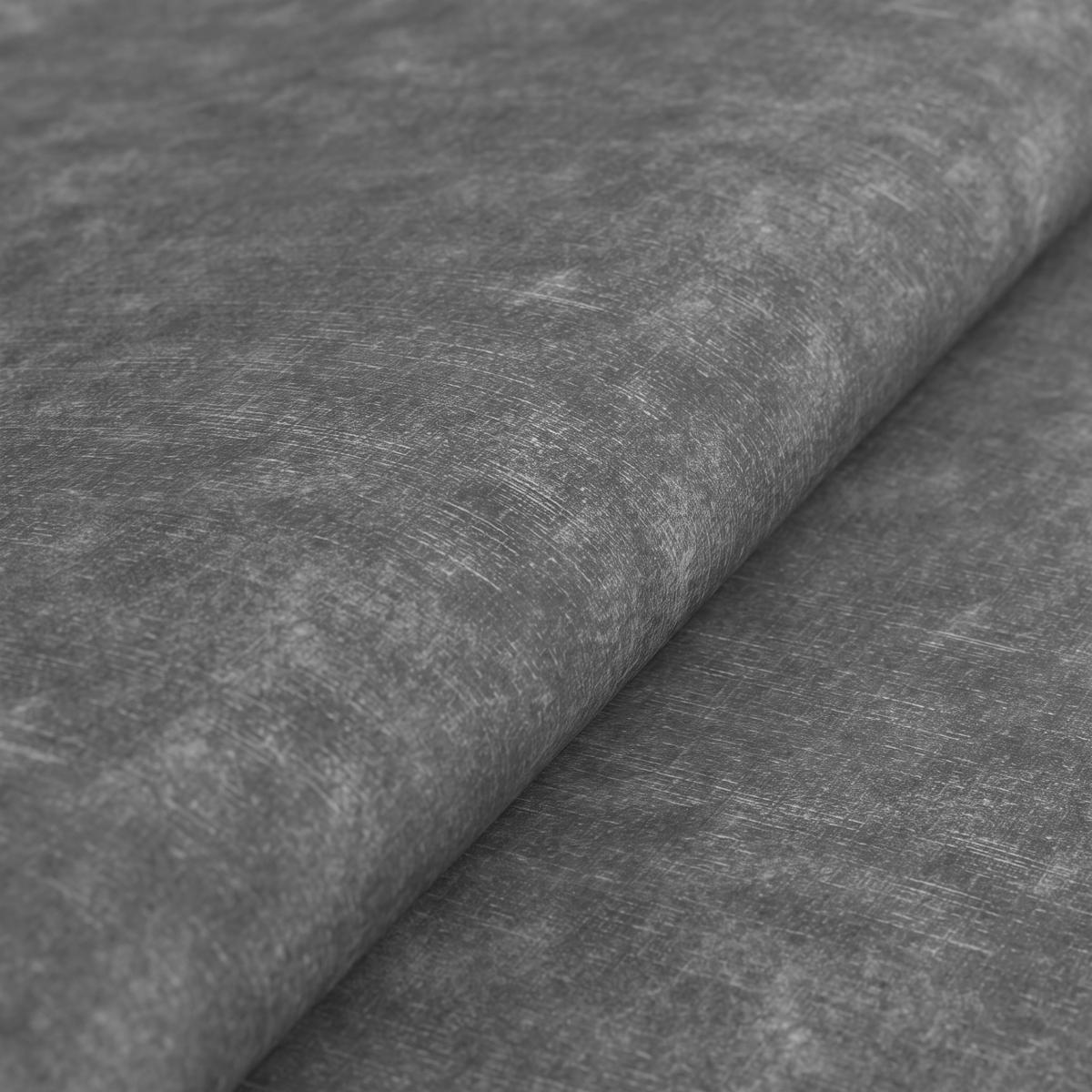 Vierfußstuhl Johanna Bezug Webstoff grau - Schwarz/Grau, MODERN, Textil/Metall (46/90/60cm)