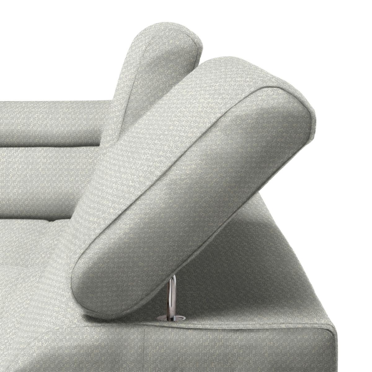 Rohová sedačka GRINALDI, levá, písková - černá/pískové barvy, Moderní, textil/plast (206/283cm) - Premium Living