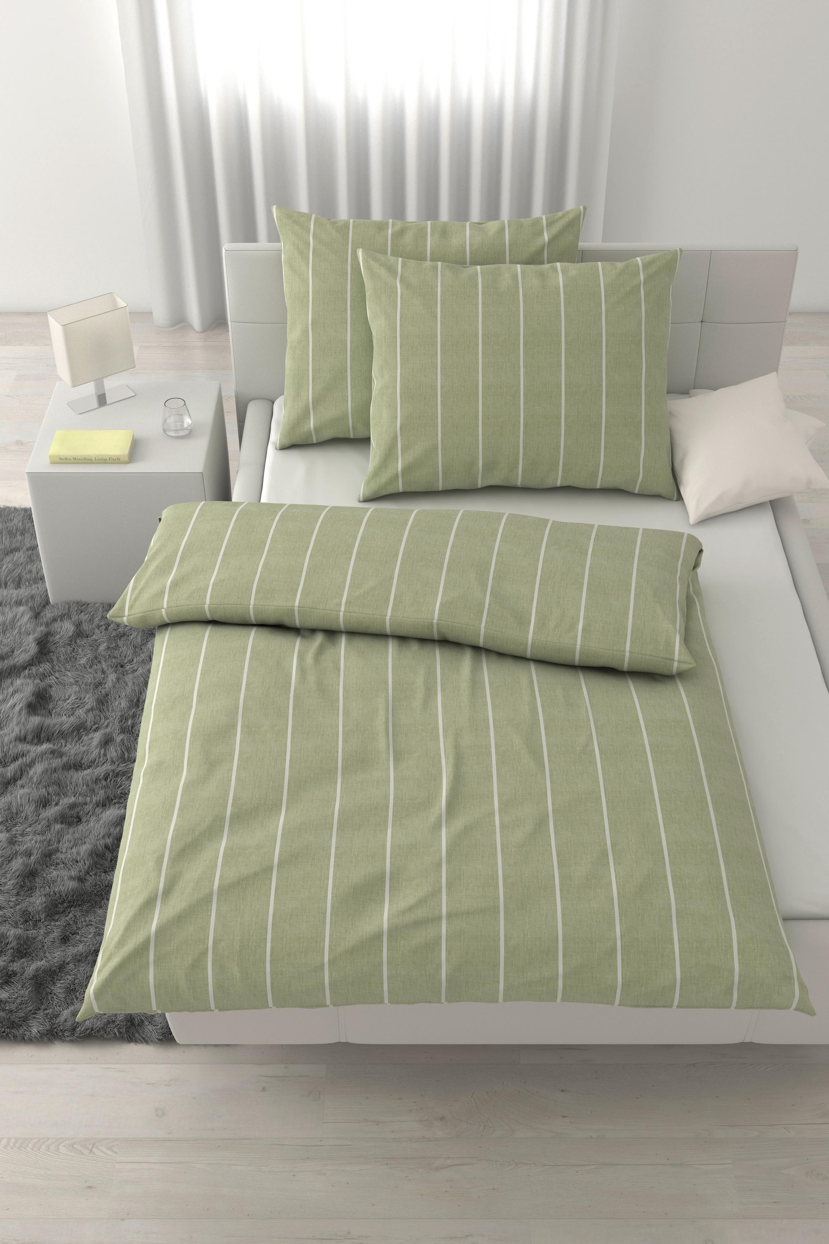 POVLEČENÍ TYLINE XXL - šalvějově zelená, Moderní, textil (220/200cm) - Mömax
