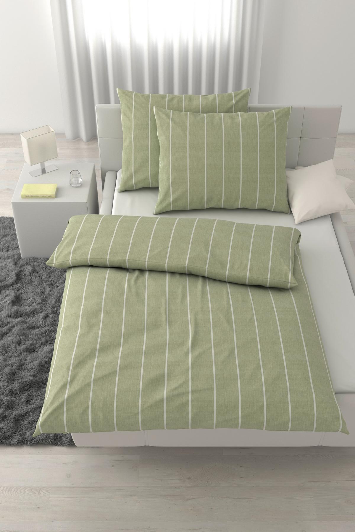 POVLEČENÍ TYLINE XXL - šalvějově zelená, Moderní, textil (220/200cm) - Mömax