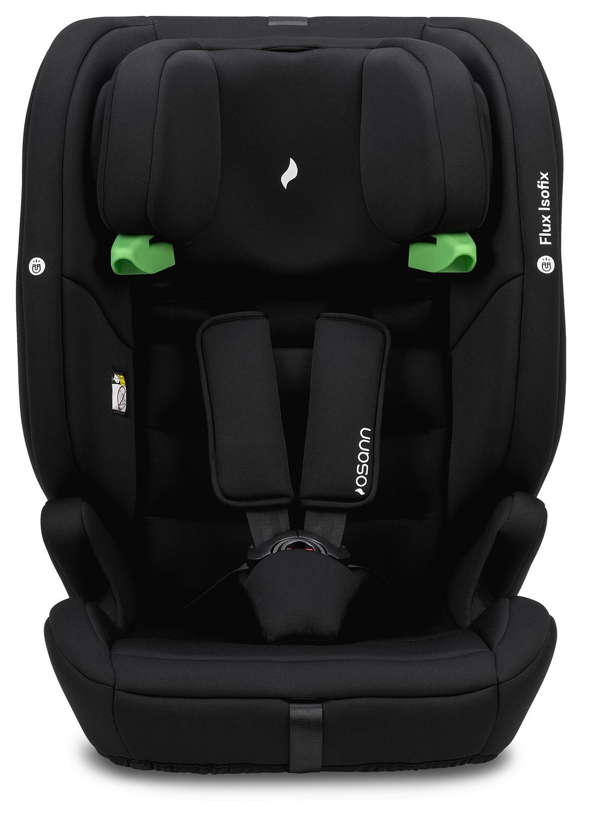 Kinderautositz Flux Isofix - Schwarz/Grau, Basics, Kunststoff/Textil (44/61.5/47cm) - Osann