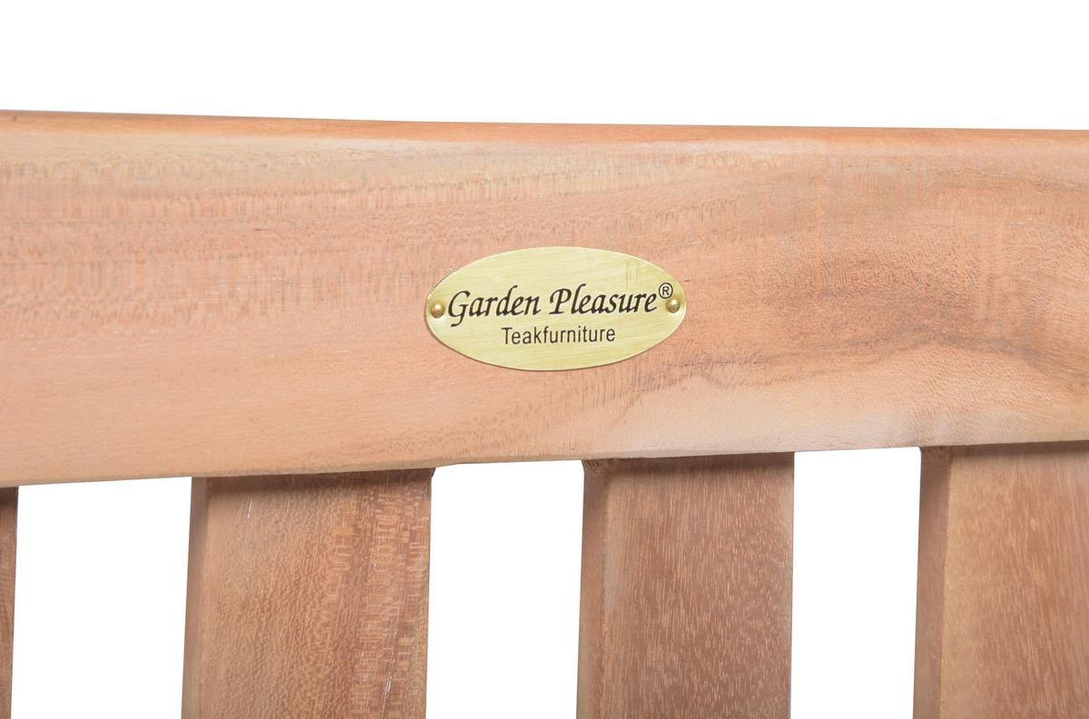 Gartenbank Holz Solo 3-Sitzer Solo - Braun/Naturfarben, MODERN, Holz (60/92/150cm) - Gardenson
