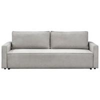 Rozkladacia pohovka NERA, sivá ženilka - sivá, Modern, textil/plast (232/90/100cm)
