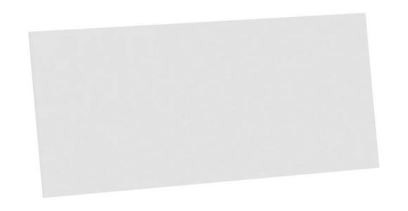 Bett-Kopfteil Unit 105 cm Holzwerkstoff Weiß - Weiß, KONVENTIONELL, Holzwerkstoff (105/45,5/1,6cm) - Ondega