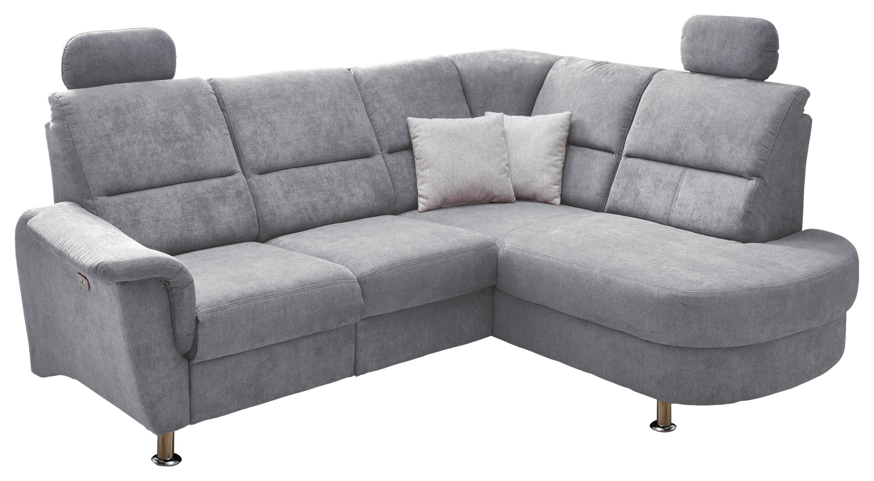 Ecksofa Parole Grau S: 231/184 cm