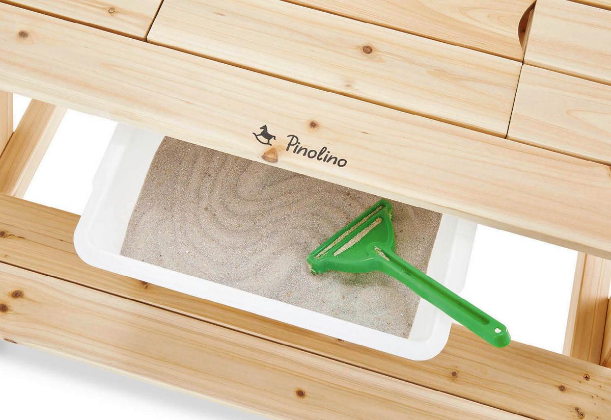 Kindersitzgruppe Spieltisch - Naturfarben, Basics, Holz (88/50/68cm) - Pinolino