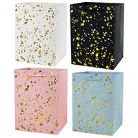 GESCHENKTASCHE GOLDEN DOTS M - Multicolor, Basics, Papier (18/23/10cm)