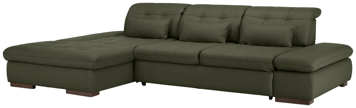 Rohová sedačka SANFINO, levá, antracitová pravá kůže - barvy chromu/antracitová, Konvenční, kov/kůže (199/305cm) - Premium Living