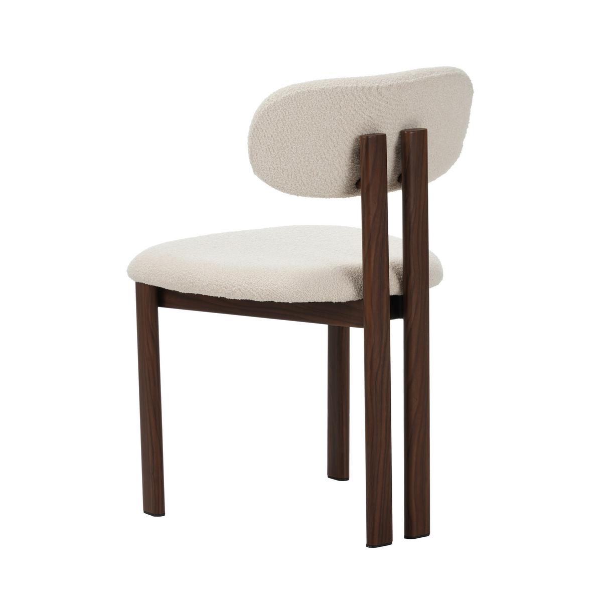 STUHL-SET Elfenbein B: 50cm - Elfenbein, MODERN, Textil/Metall (50/80/52cm) - Livetastic
