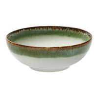 Miska na müsli CASCADE - zelená, Moderní, keramika (16,5/6cm) - Creatable