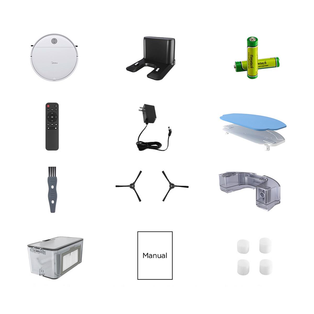 Robotporszívó Midea Ia2 - fehér, Basics, műanyag