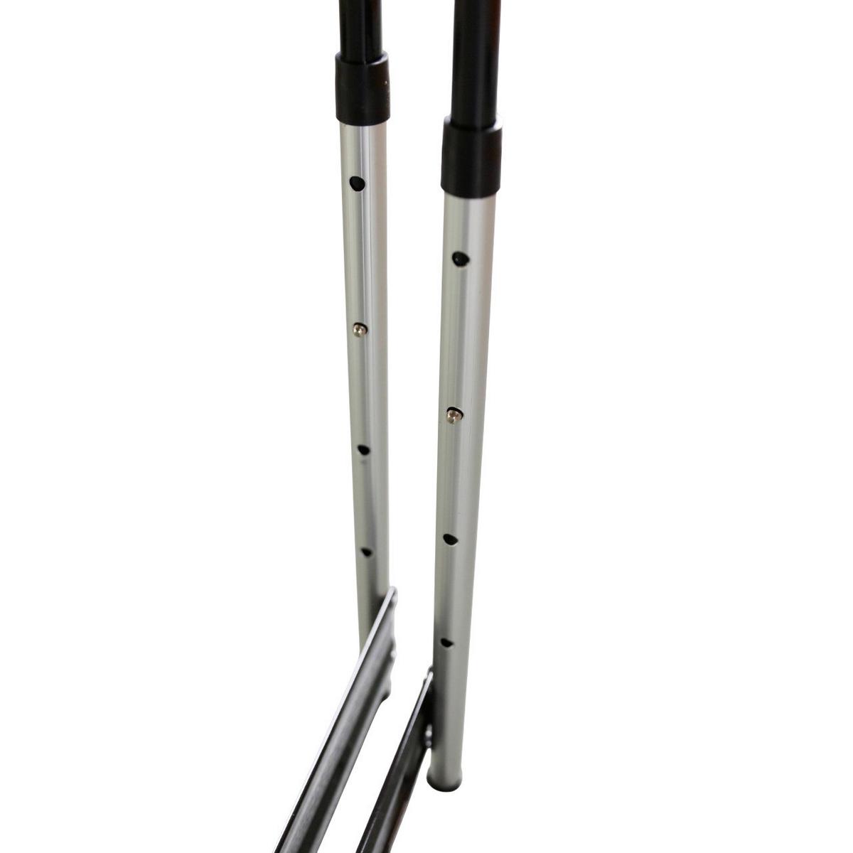 Multifunktionstisch 3- Teilig - Schwarz, MODERN, Holzwerkstoff/Metall (100/60cm)