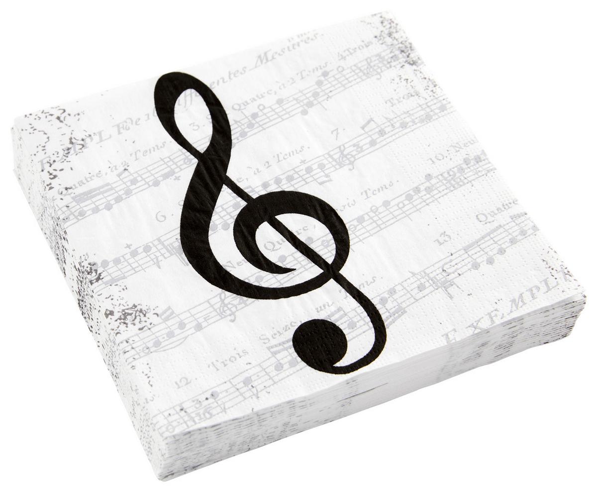 UBROUSEK KAI - bílá/černá, papír (33cm)