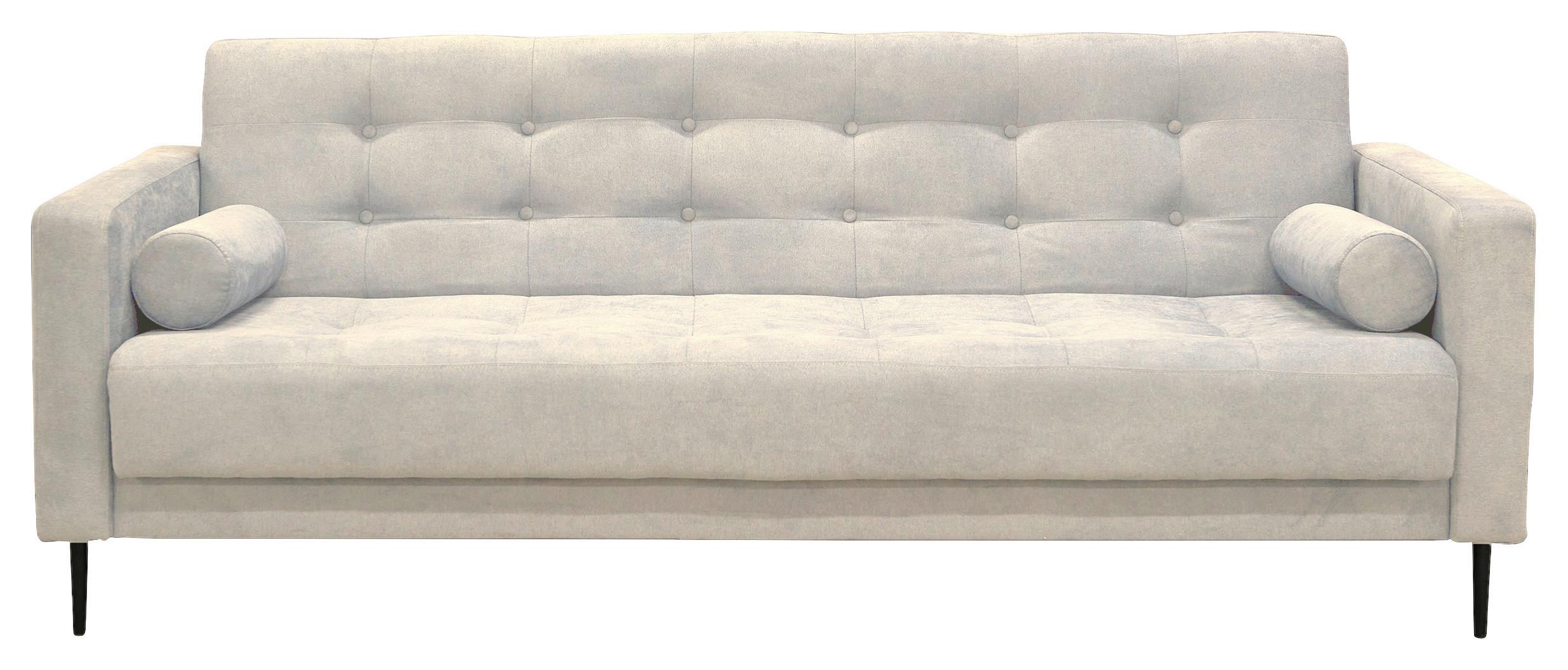 Schlafsofa Seattle Creme B: 223cm - Creme/Schwarz, Design, Textil (223/89/86cm) - P & B