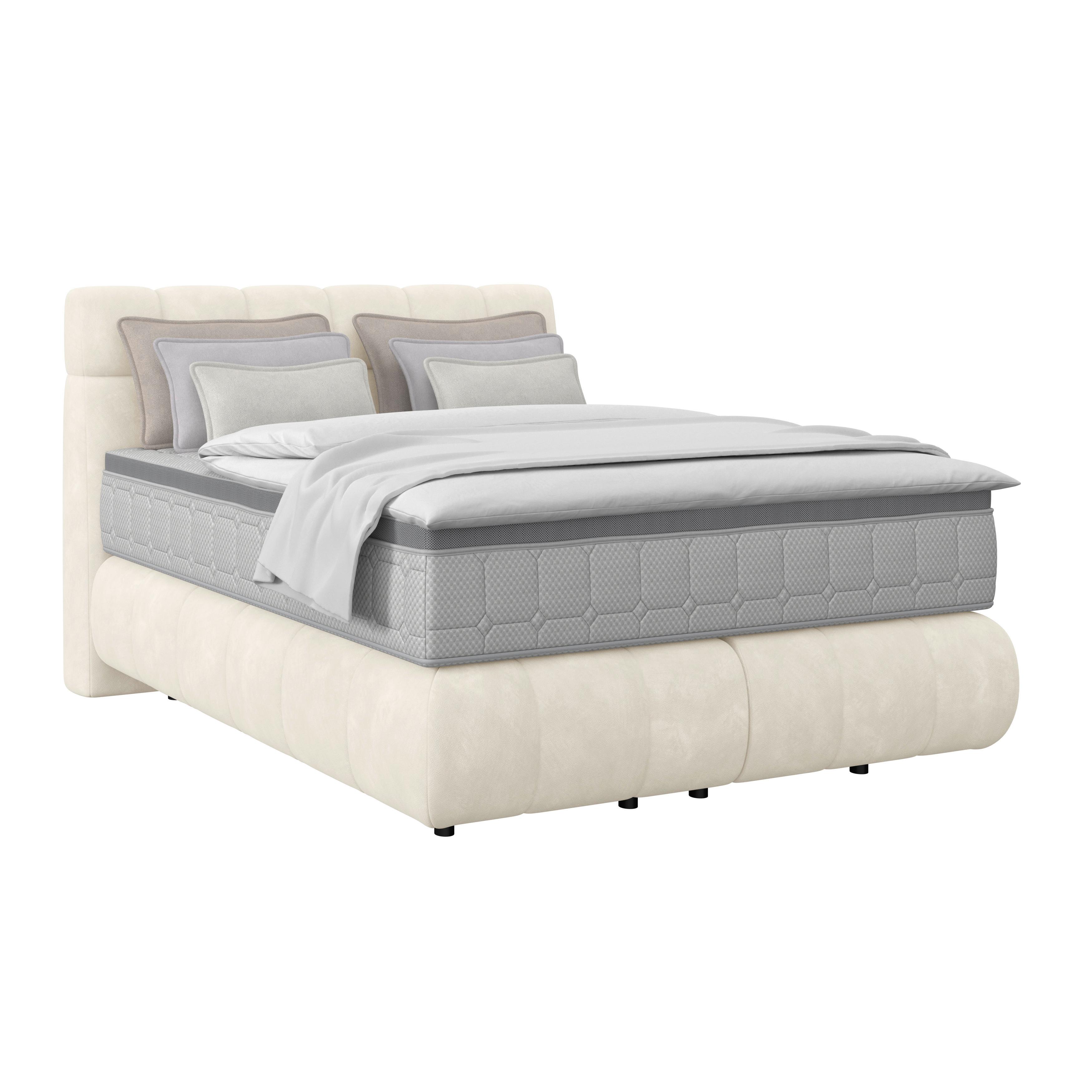 Boxspringbett Nobu Champagner, LF: 140x200 cm